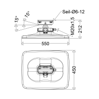 LED-Seilleuchte 49 L210 VARIO
