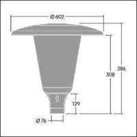LED-Mastaufsatzleuchte ARW 24L50- #96632911