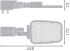 LED-Straßenleuchte SLAREASPDSMV30W740