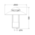 LED-Pilzleuchte 541 0801 G2 730