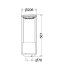 LED-Pilzleuchte 558 1603R G2 730