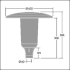 LED-Mastaufsatzleuchte ARS 24L35- #96632279
