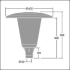 LED-Mastaufsatzleuchte ARW 24L50- #96632764