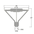 LED-Mastaufsatzleuchte AVF F 18L #96672110