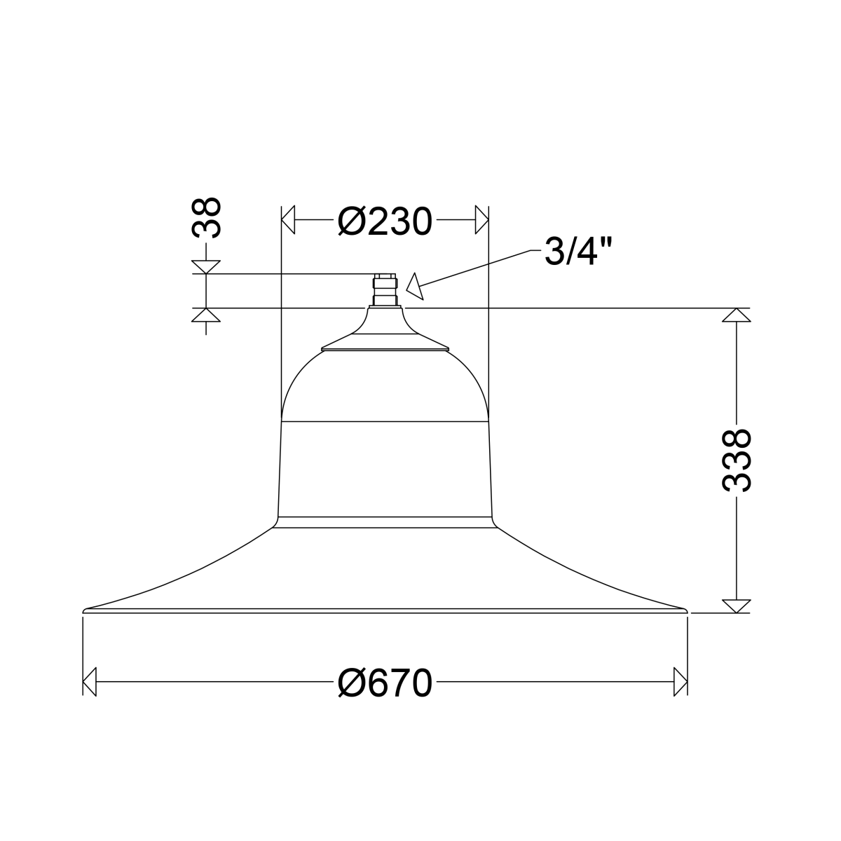 LED-Hängeleuchte 565 L100R G2 VARIO