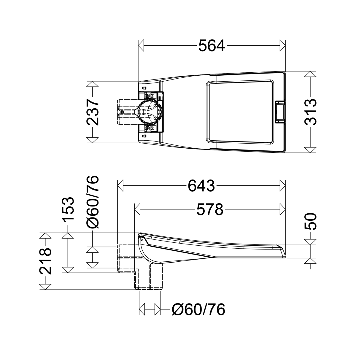 LED-Mastauf-/ansatzleuchte 51 1601