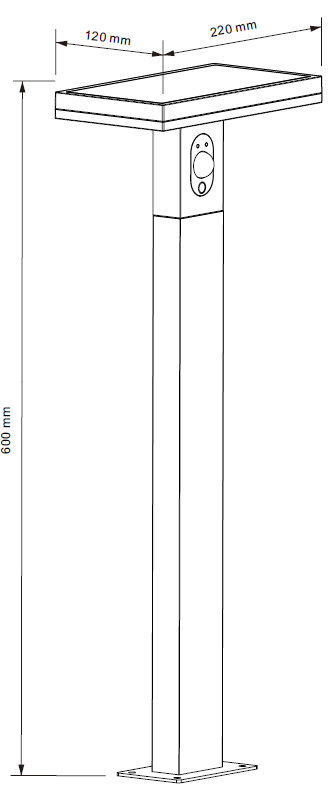 LED-Solar-Wegeleuchte PRDX27796