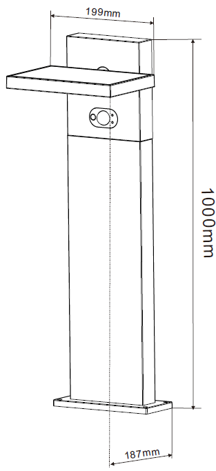 LED-Solar-Wegeleuchte PRDX27801