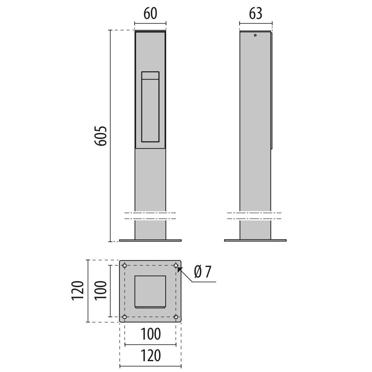 LED-Pollerleuchte 3118476