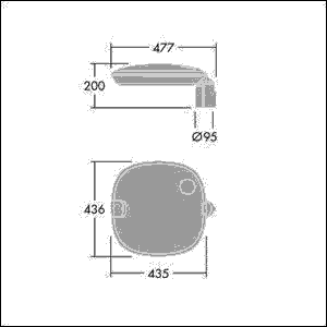 LED-Wegebeleuchtung FW 12L70- #96635502