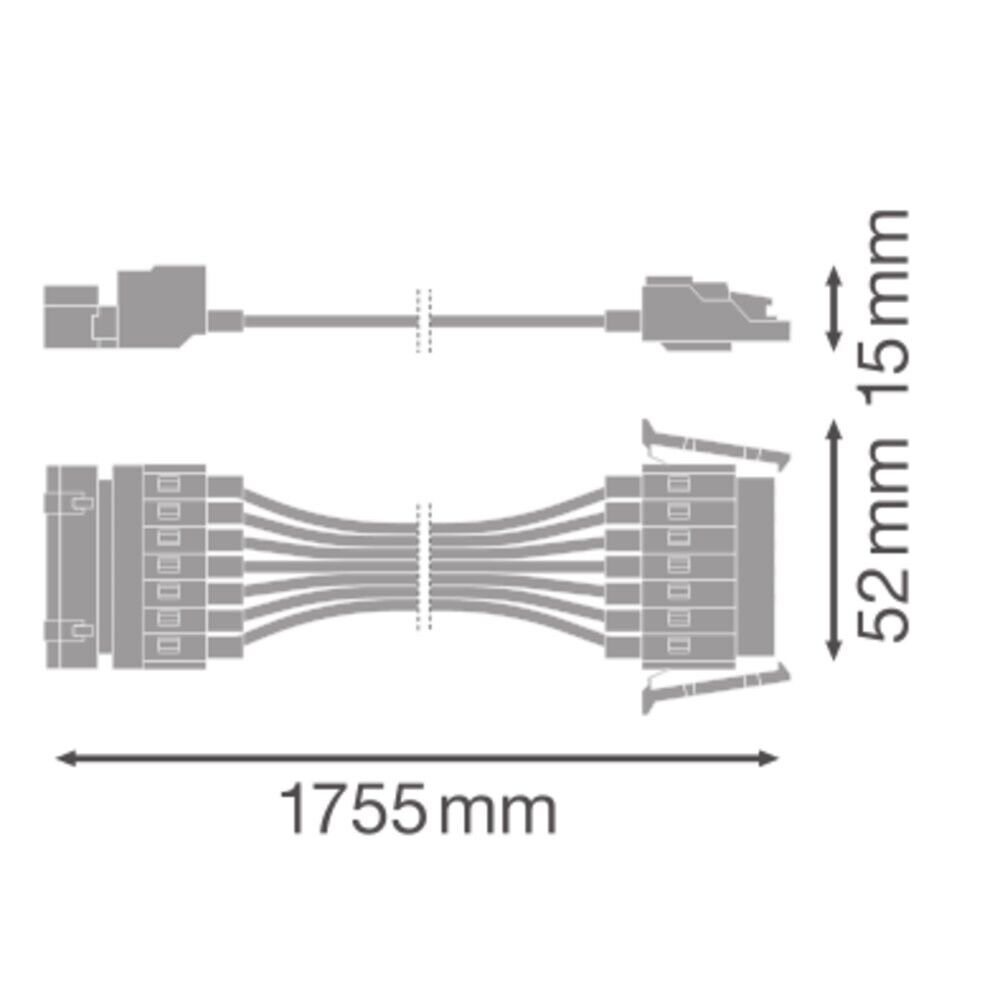 Durchgangsleitung 7-pol. TRUSYSUNIV15007PWIRE