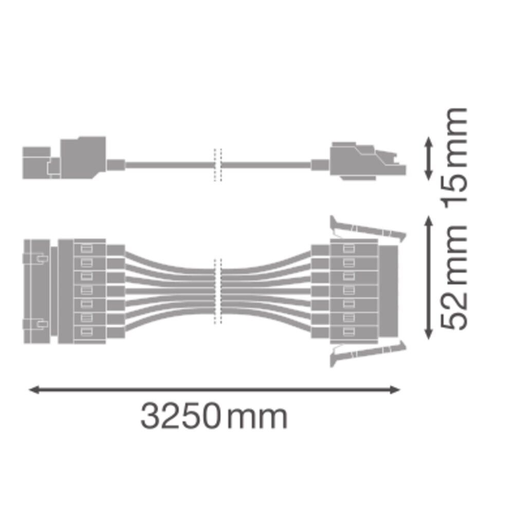 Durchgangsleitung 7-pol. TRUSYSUNIV30007PWIRE