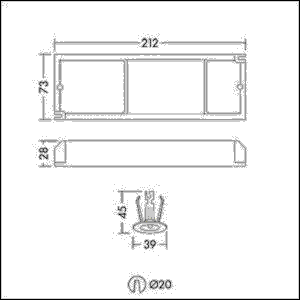LED-Notlicht-Treiber Just E3 Pl #96634428