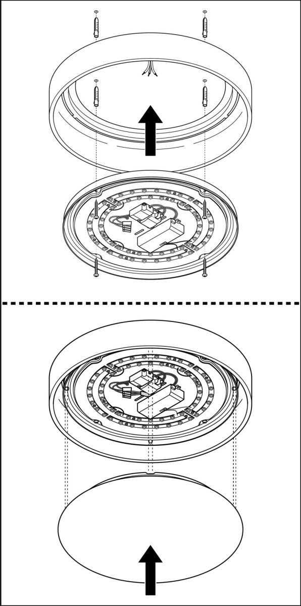 Dekorative Leuchtenrahmen SFCIRC#4058075834200