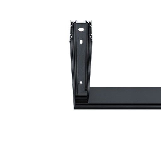 Eck-Kanal f.LED-Lichtlinie SLN2-C CL MSC L545BK Eck-Kanal f.LED-Lichtlinie SLN2-C CL MSC L545BK