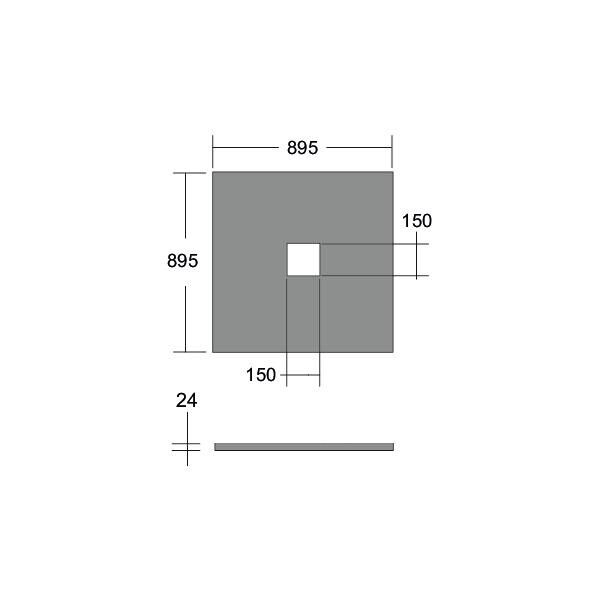 Akustikpaneel Q895mm 85140101