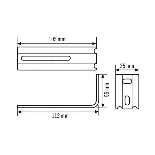 Wandmontagewinkel SLXELXWALLBRACKET110