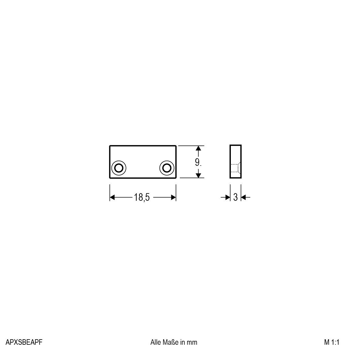 Endabschlussplatte APXSBEAPF