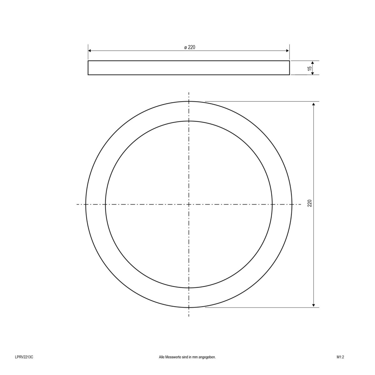 Gehäusering EDS-Optik LPRV2213C