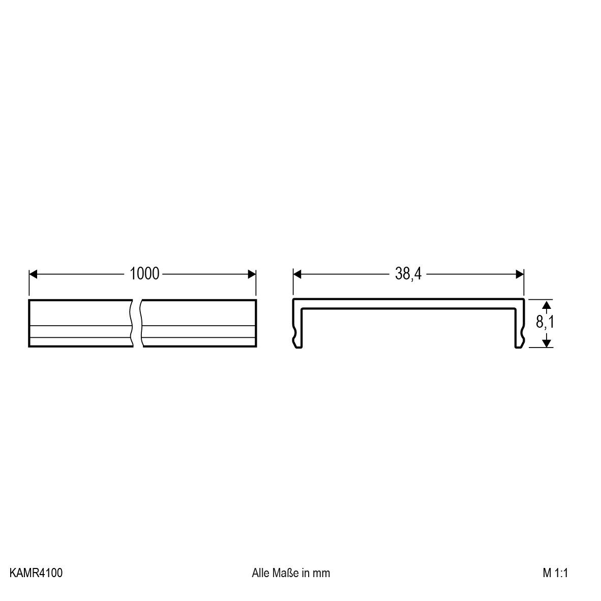 Profilabdeckung KAMR4100