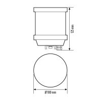 Leuchtenkopf ALVA BL #EL10521805