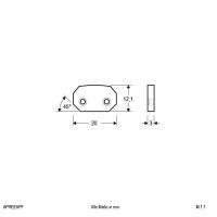Alu-Profil-Endplatte APREEAPF