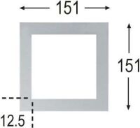 Einbaurahmen SCER 1.100 ws