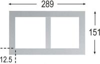 Einbaurahmen SCER 1.200 ws