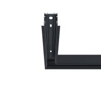 Eck-Kanal f.LED-Lichtlinie SLN2-C CL MRT L795BK