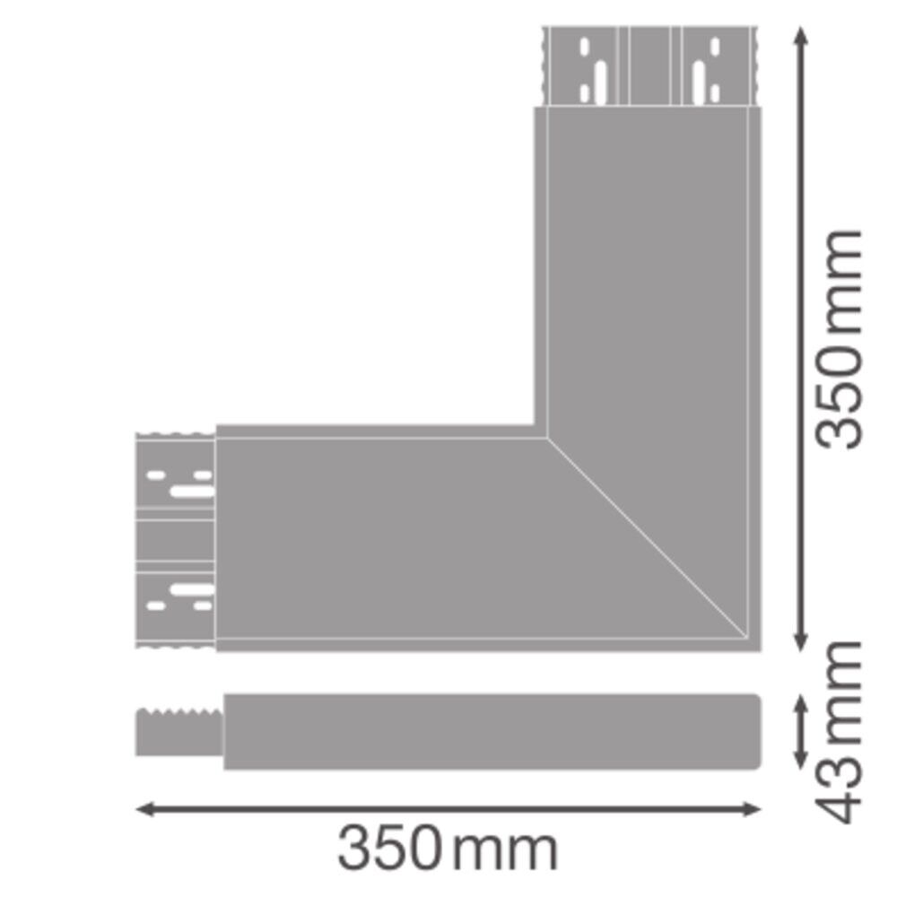 Eckverbinder LN INV CORNER CON.WT