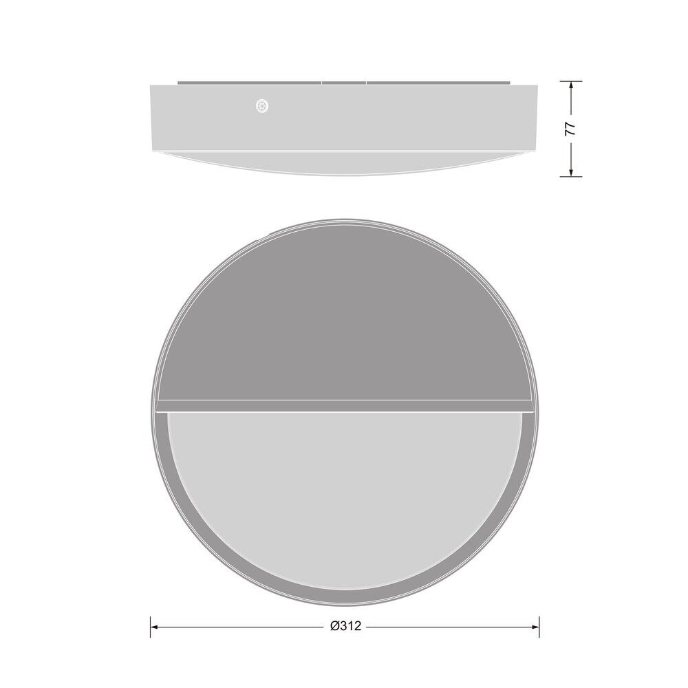 Halbabdeckung BLKHRDEyelid300BK