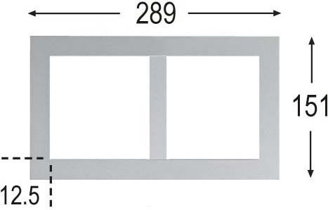Einbaurahmen SCER 1.200 ws
