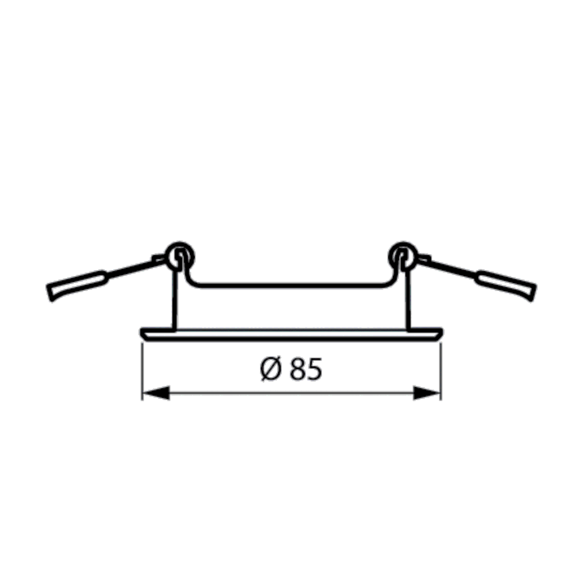 Einbaustrahler o. Fassung RS155Z CFR #94111399