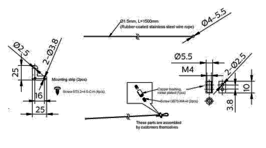 Sicherheitskabel RC159Z Saf #75247499