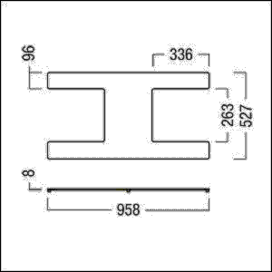 Leuchtenfuß ARTELEA SUPCC-BASEWH