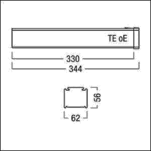 Tragschienen Abschluss TECTONTEOEEMPTYFEED