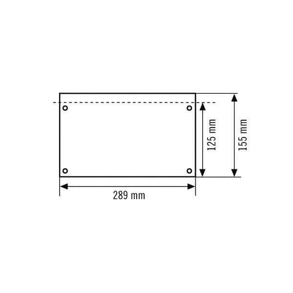 Piktogrammscheibe 1-seitig SLX24DIS #EN10079061