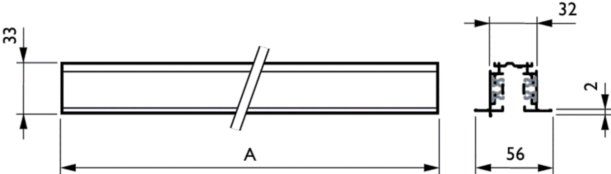 3-Phasen-Stromschiene RBS750 #06542600