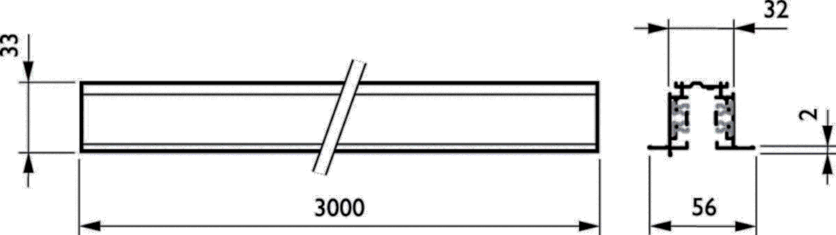 3-Phasen-Stromschiene RBS750 #06544000