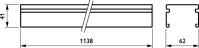 Tragschiene 7pol. LL512T4x2.5#42516399