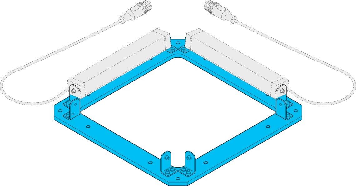 Befestigungsrahmen BE 1-A240-Frameset