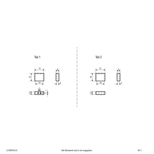 2er-Set Endkappen LSTR67EK10