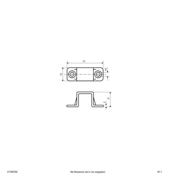 Befestigungsbügel STVB67BB
