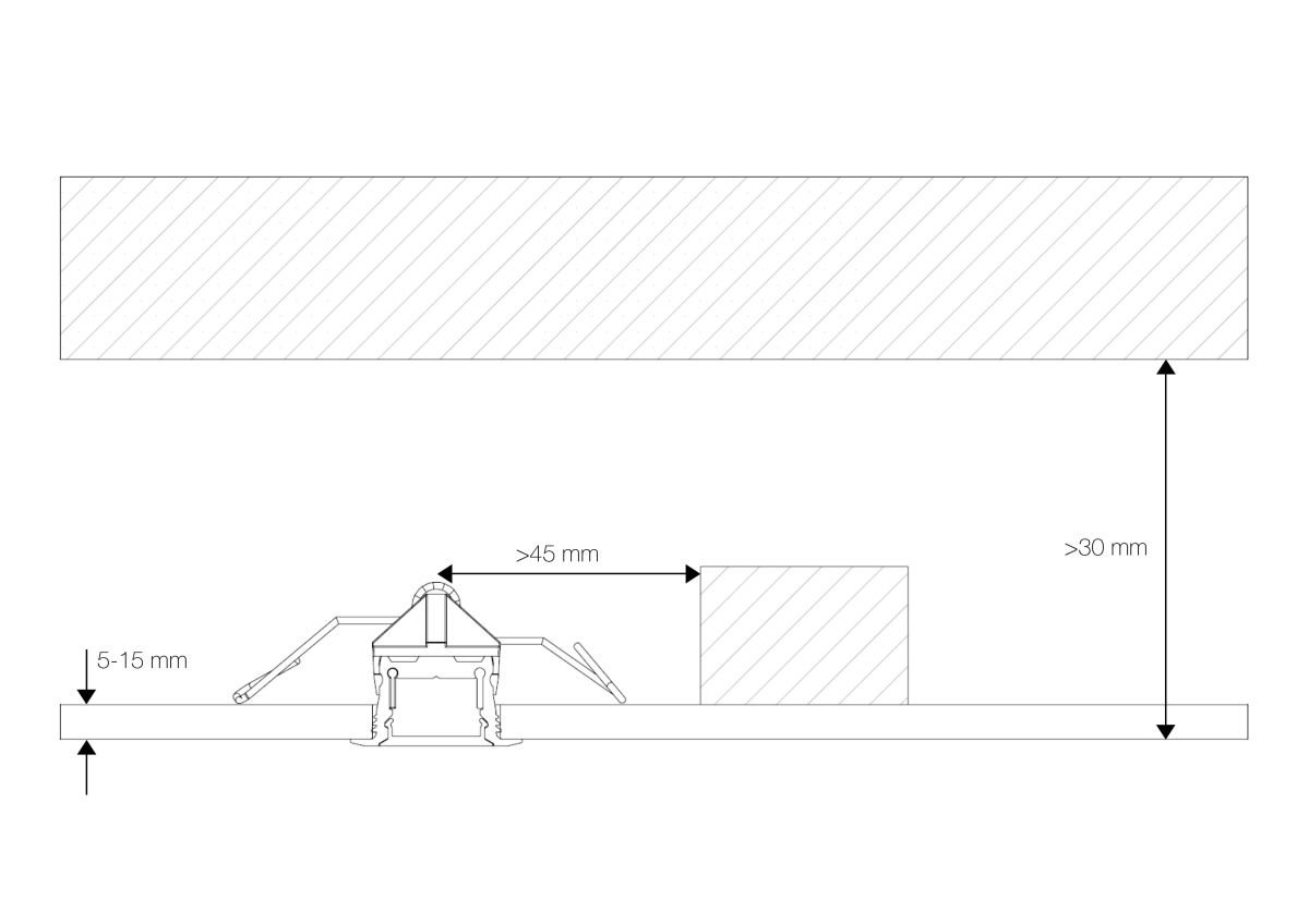 Alu-Profil Einbau 2m TRPA4214