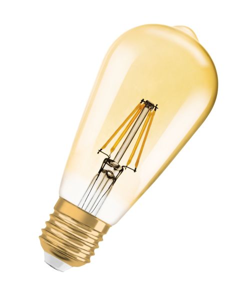 LED-Filamentlampe 6,5W E27 725lm klar dimmbar LED-Filamentlampe 6,5W E27 725lm klar dimmbar