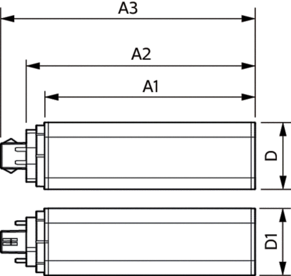 LED-Kompaktlampe f. EVG CoreLEDPLT #48784000 LED-Kompaktlampe f. EVG CoreLEDPLT #48784000