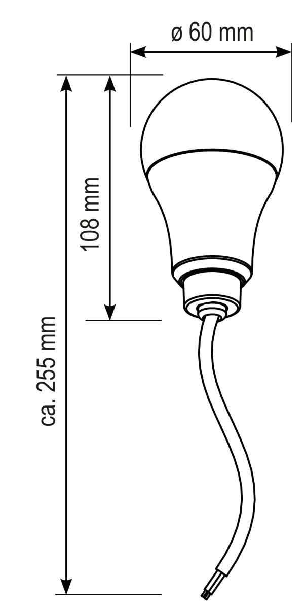 LED-Baustellenfassung BF230940 280x65mm