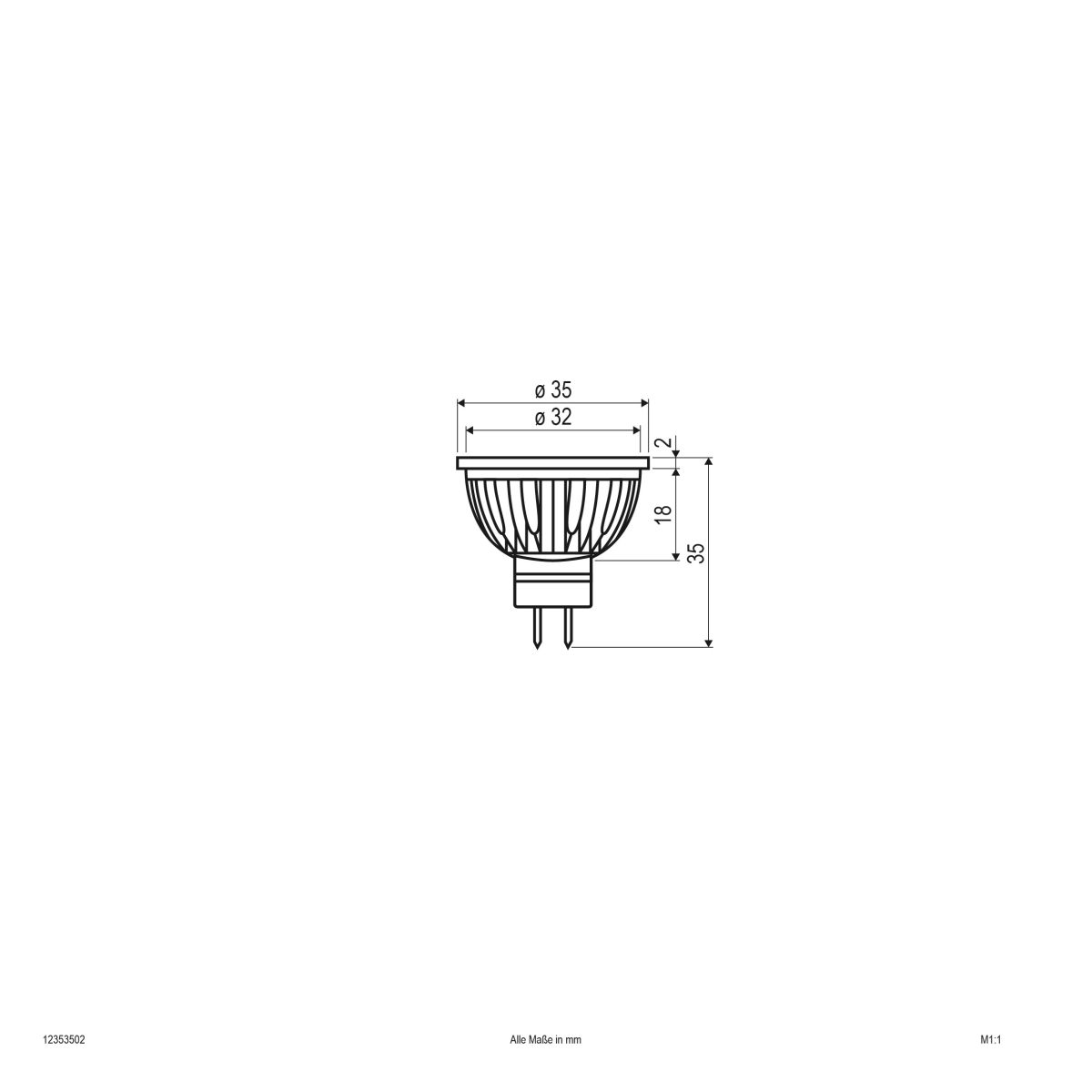 LED-Reflektorlampe 12353502