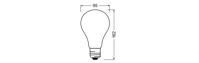 LED-Lampe E27 LEDCLA20024W840FFRP
