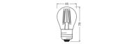 LED-Tropfenlampe E27 LEDCLP40D4.2927FCL27